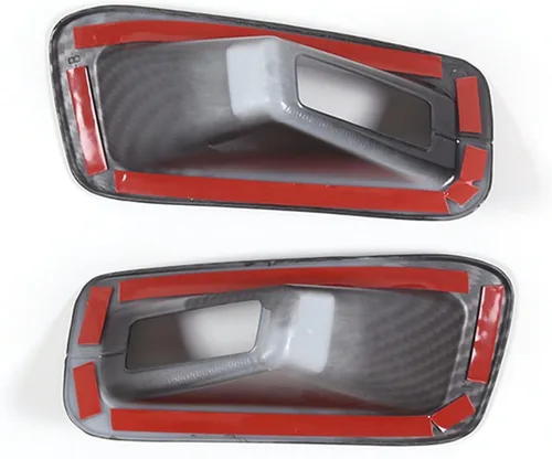 Vista 7 de TOYCIDFG Marco de guía para cinturón de seguridad para asiento de automóvil, compatible con Chevrolet Corvette C8 2020-2025, accesorios