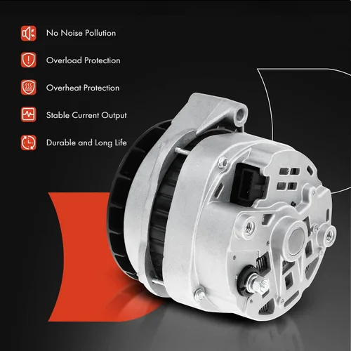 Vista 5 de A-Premium Alternador compatible con Chevrolet y GMC Express Suburban Yukon Savana C-Series 1500/2500/3500, 140Amp 12V CW 6 surcos, repuesto #