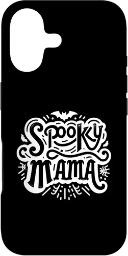 Vista 32 de Spooky Mama Halloween Mom Season Bat Mommy Parent Case for iPhone 16