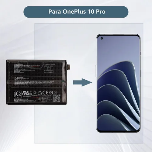 Vista 6 de Batería de repuesto BLP899 compatible con OnePlus 10 Pro 1+10 Pro con herramientas