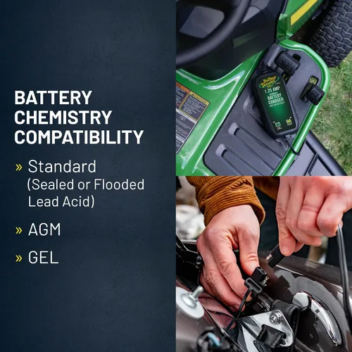 Vista 8 de Battery Tender Plus 12V - 1.25 AMP Cargador y Mantenedor de Batería - 022-0185G-DL-WH