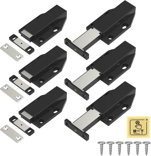 Vista 10 de Touch Latch Jiayi - Cerradura magnética de resorte para puerta grande, cierre oculto para puerta grande, cierre de puerta oculta, cierre a presión