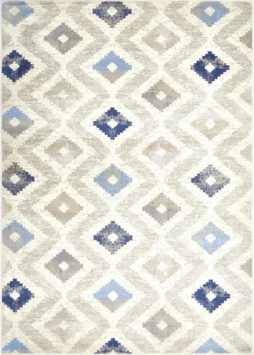 Vista 13 de Home Dynamix Melrose Maritza - Alfombra de pasillo, 2 x 7 pies, azul/marfil