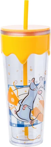 Vista 8 de Silver Buffalo Vaso con Goteo Esculpido en 3D de Los Aristogatos de Disney con Marie Sweet Treats, 26 Onzas