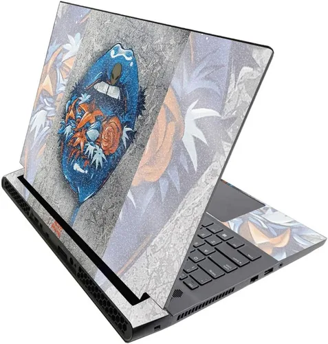Vista 428 de MightySkins - Skin brillante con purpurina para Alienware M17 R3 (2020) y M17 R4 (2021) - Diversión de los años 90 Acabado duradero con purpurina