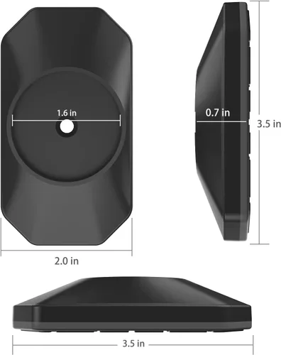 Vista 2 de ICERO - Protector de pared para puerta de bebé - Protege las paredes y puertas de las puertas de mascotas y perros - para puerta de seguridad