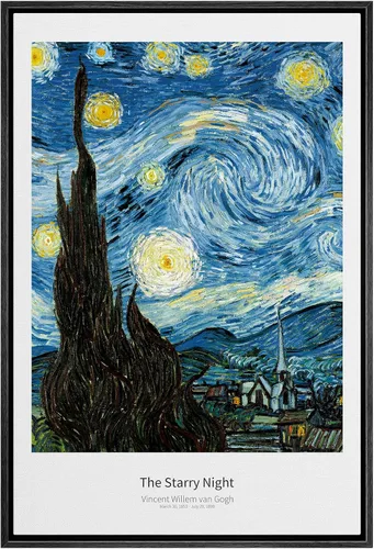 Vista 70 de SIGNWIN Lienzo enmarcado para pared, diseño de Vincent Van Gogh, un par de amantes, naturaleza, ilustraciones de área silvestre, bellas artes