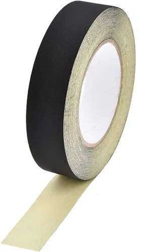 Vista 12 de uxcell Cinta de tela de acetato de 0.197 in para portátil reparación de guitarra eléctrica auto cinta adhesiva de alta temperatura negro 98.4