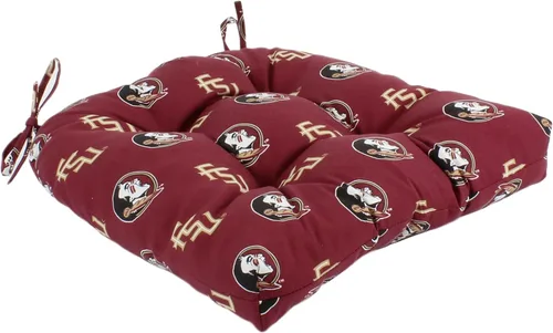 Vista 21 de College Covers ComfySeat - Cojín para asiento de patio en D para interiores y exteriores, 20 x 20 pulgadas, Nebraska Cornhuskers