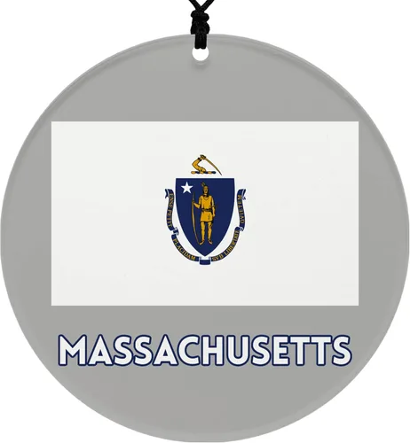 Vista 44 de Missouri Christmas Ornament - Festive Design Featuring State Flag - 2026 Hanging Acrylic Disc Decoration for Tree - Unique and Home Decor
