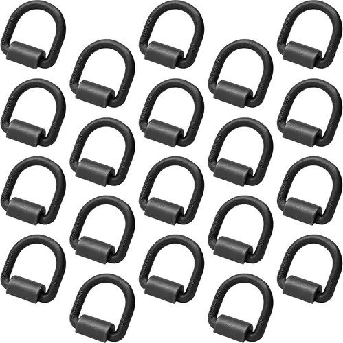 Vista 13 de dreamdragon Anillo en D Forjado de Soldadura Resistente de 1/2" - Anillo en D de 12,000 Libras para Amarre de Remolque para Remolque, Carga