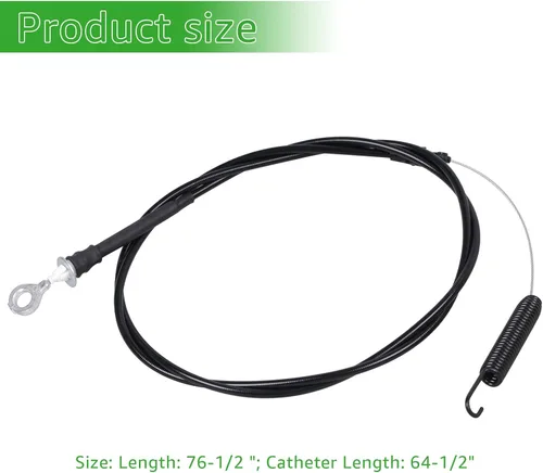Vista 6 de 946-05250 746-05250 Cable de control de cuchilla de cortacésped compatible con cortacésped MTD Cub Cadet CC600 CC 600