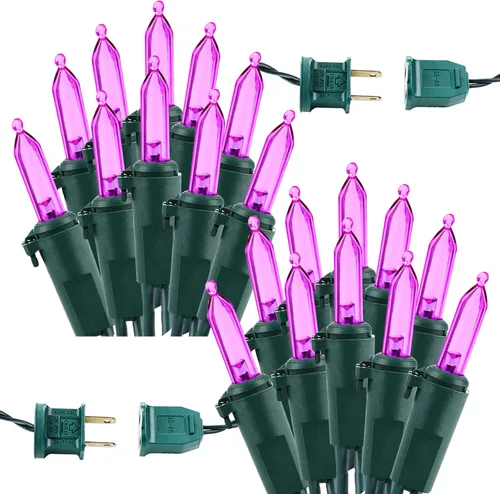 Vista 11 de Brizled Luces de Navidad, 33 pies, 100 LED Conectables de Extremo a Extremo, Mini Luces de Cadena de Navidad, 120V Certificadas UL, Blanco Frío, Luz