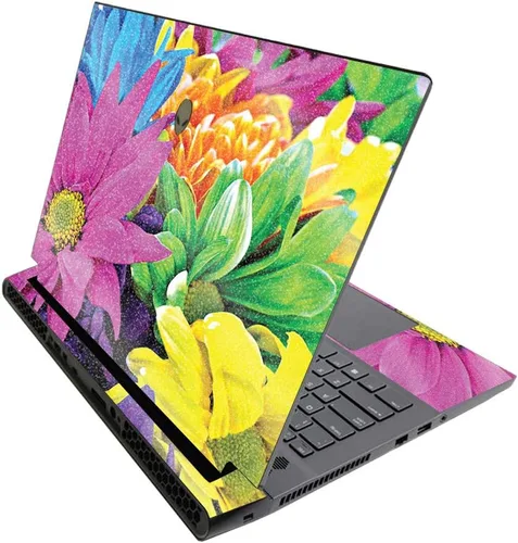 Vista 466 de MightySkins - Skin brillante con purpurina para Alienware M17 R3 (2020) y M17 R4 (2021) - Diversión de los años 90 Acabado duradero con purpurina