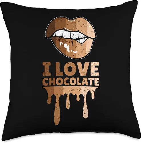 Vista 4 de Melanin Love Chocolate Black History Afro African American Throw Pillow
