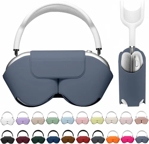 Vista 15 de Maxjoy para Apple Airpods Max Funda inteligente de cubierta, Accesorios de cubierta protectora de cuero PU suave para Airpod Max con modo de sueño
