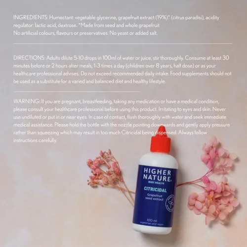 Vista 8 de Higher Nature Citricida 3.4 fl oz (el embalaje puede variar)