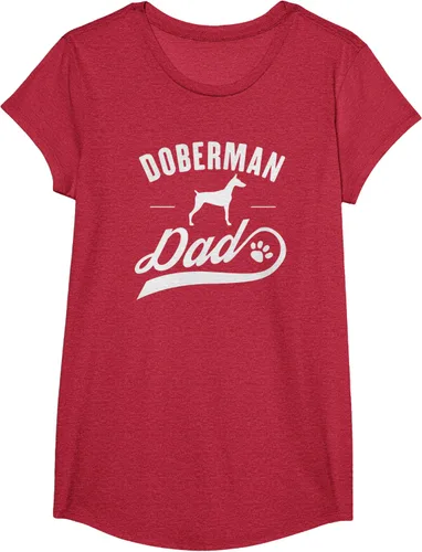 Vista 67 de Doberman Dad - Camiseta para amante del dueño del perro, Negro, S