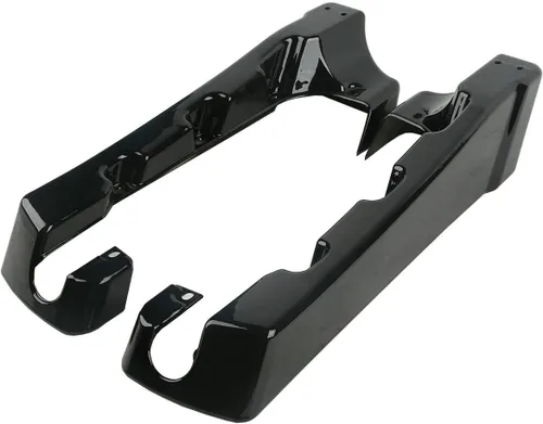 Vista 7 de TCMT Extensión de Bolsa de Sillín Dura Estirada de 4" Compatible con Modelos Harley Touring CVO Road Glide Road King Street Glide Electra Glide