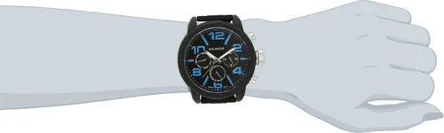 Vista 2 de Rocawear Hombre rm0115bk1362elegante reloj pulsera esmalte Bisel