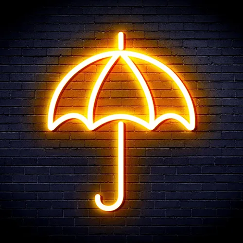 Vista 25 de ADVPRO Paraguas Flex Silicona LED Neon Sign - Púrpura - st16s33-fnu0016-p