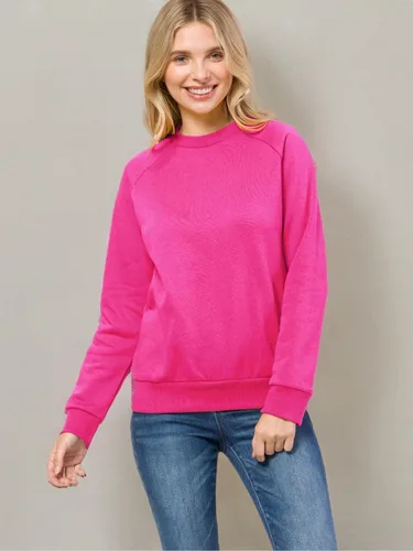 Vista 75 de MixMatchy Sudadera básica suave y cómoda de forro polar con cuello redondo para mujer