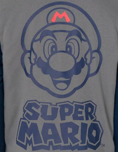 Vista 6 de Super Mario Nintendo Mario Luigi Varsity Bomber - Chaqueta para niños pequeños a grandes