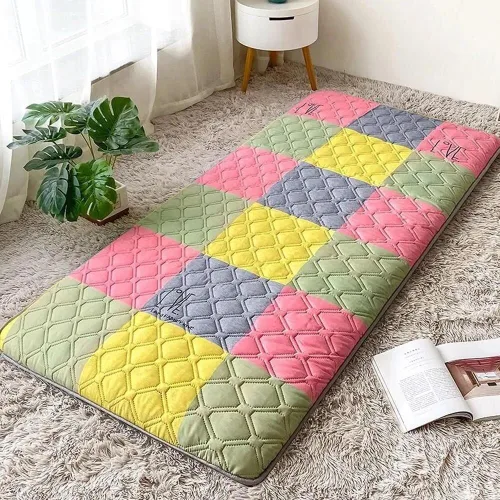 Vista 13 de Colchón de piso japonés portátil plegable para dormitorio que acampa cama reclinable