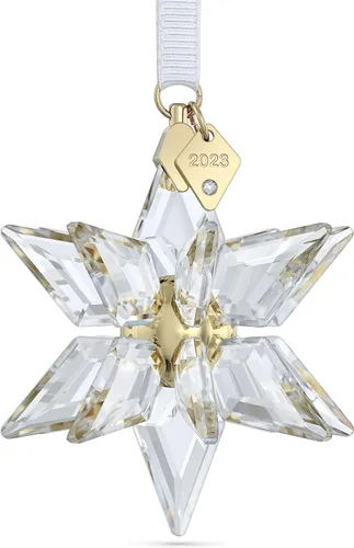 Vista 10 de Swarovski Juego de Adornos de Copo de Nieve de Edición Anual, Cristales Blancos, Parte de la Colección de Edición Anual