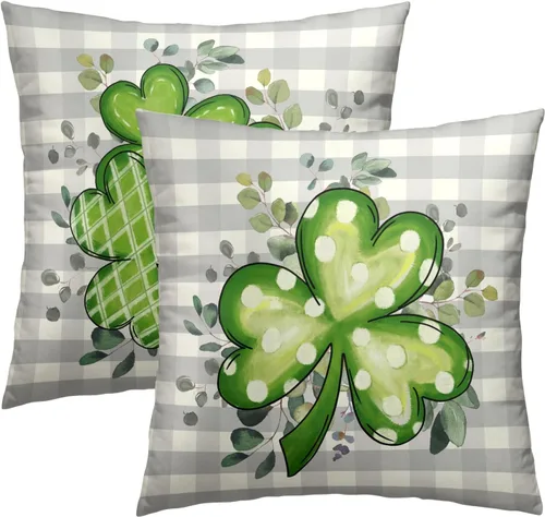 Vista 14 de Juego de 2 fundas de almohada de bosque de abedul, fundas de almohada decorativas de montaña de madera verde oscuro brumoso de 16 x 16 pulgadas