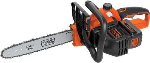 Vista 10 de Motosierra inalámbrica Black & Decker de 40 voltios, Incluye batería de 40V, Negro
