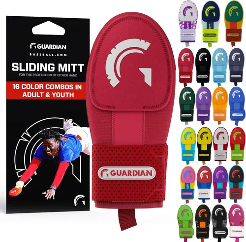 Vista 27 de Guante deslizante Guardian Baseball - Tallas para jóvenes y adultos - Guante deslizante para béisbol - Correa de compresión elástica