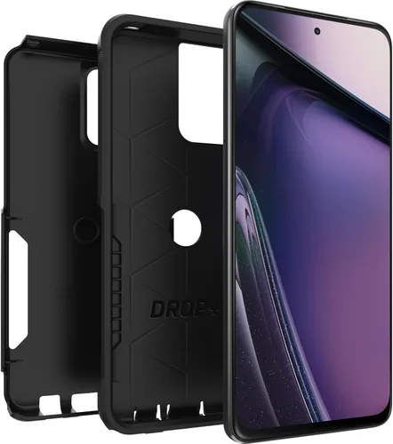 Vista 4 de OtterBox Commuter Series - Funda para Moto G Stylus 0.18 oz (2023), color negro Funda delgada y protectora para iPhone, de doble capa, absorción