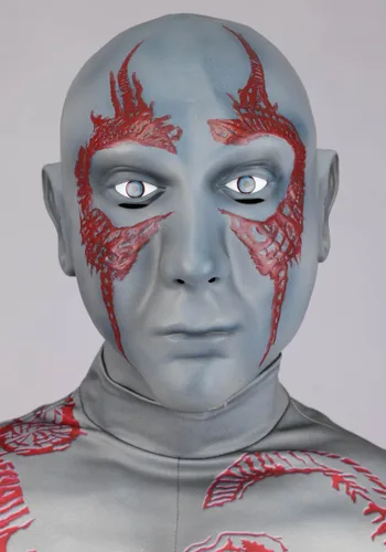 Vista 5 de Disfraz Deluxe para Hombre de Drax de Marvel Multicolor