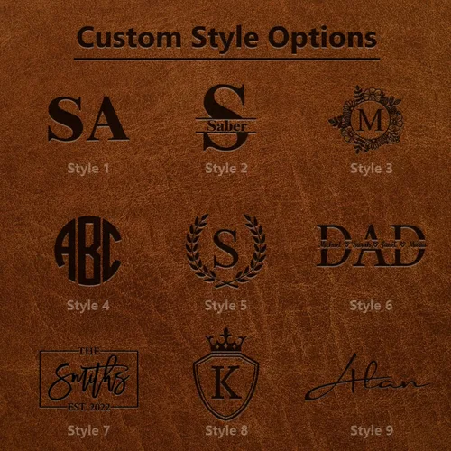 Vista 3 de Estuche Personalizado para Relojes para Hombres y Mujeres, Estuche de Cuero PU Personalizado para Viajes Enrollable para Papá, Nombre Grabado