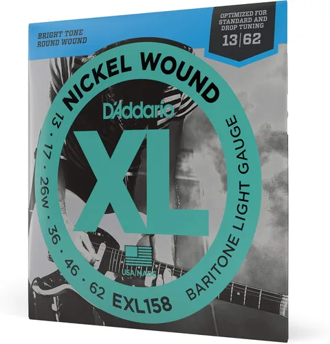 Vista 48 de D'Addario XL EXL157 - Cuerdas de níquel para guitarra eléctrica de 6 cuerdas, entonación perfecta, sensación consistente, durabilidad fiable