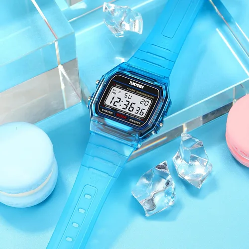 Vista 3 de FANMIS Reloj digital deportivo multifuncional para hombre y mujer, resistente al agua, LED, electrónico, tácticas militares, cronómetro