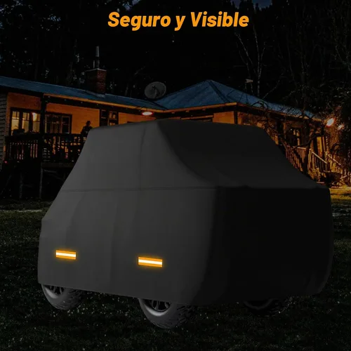 Vista 7 de EVRBUL Cubierta UTV de 126 pulgadas de largo x 69 pulgadas de ancho x 68 pulgadas de alto, impermeable, resistente, 420D, para exteriores