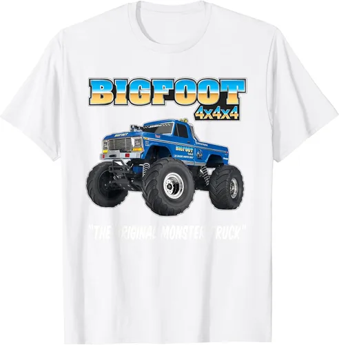 Vista 89 de Camiseta Monster Truck Gris asfalto