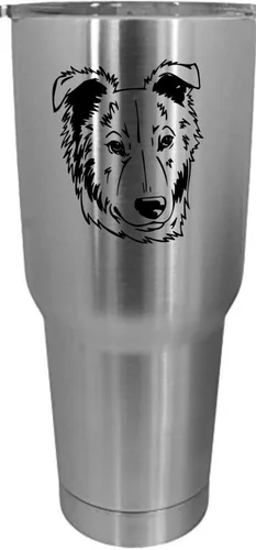 Vista 502 de Cairn Terrier - Vaso grabado con temática de perro, 30 onzas