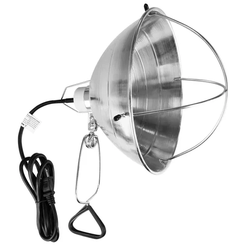 Vista 8 de HealSmart Enchufe de luz de abrazadera de 5.5 pulgadas, máximo de 60 vatios con cable 18/2 SPT-2 de 6 pies, reflector de aluminio E26