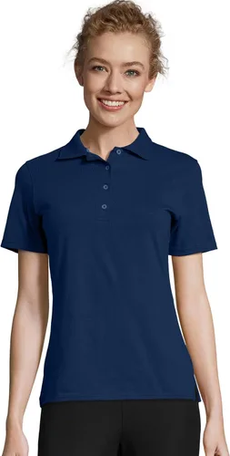 Vista 2 de Camiseta tipo polo Hanes de mujer X-Temp Performance