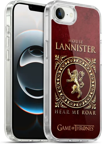 Vista 18 de Producto oficial de HBO Game of Thrones metálico Sigils Soft Gel Case para iPhone de Apple 7 Plus/8 PLUS, Lannister