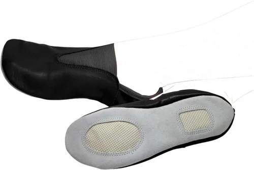 Vista 3 de Zapatos de gimnasia para adultos, calzado de gimnasio para trampolín y agilidad, de piel de cabra con suela de goma