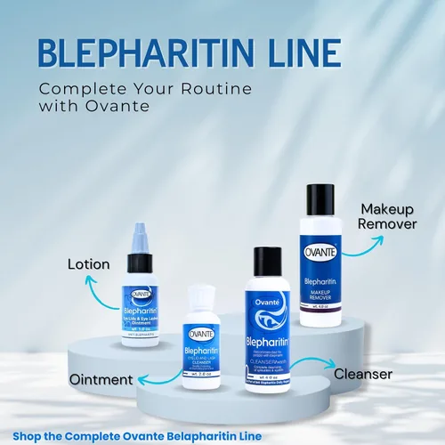 Vista 8 de Blepharitin - Suero de blefaritis para párpados y pestañas oculares propensos a blefaritis, rosácea ocular, demodex 1 oz