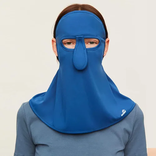 Vista 6 de Neck Gaiter Face Scarf Cover Sun Protection Balaclava Cloth Bandanas with Ear Loops SLF3M263