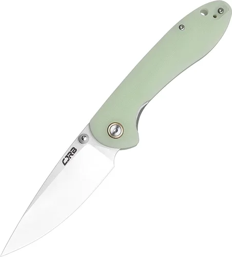 Vista 12 de Cuchillo plegable de bolsillo CJRB Feldspar Stonewash, con hoja de acero D2, mango táctico G10, para uso diario, mango negro (J1912) Liner Lock