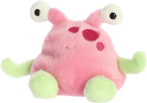 Vista 2 de Aurora® Adorable Palm Pals™ Silly Alien™ - Divertido peluche coleccionable para coleccionistas de niños y adultos, perfecto para decorar