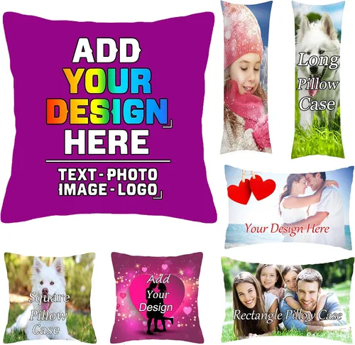 Vista 9 de Fundas de almohada personalizadas, fundas de almohada suaves personalizadas, añade tu texto, foto, decoración del hogar, sofá, cama, sala de estar