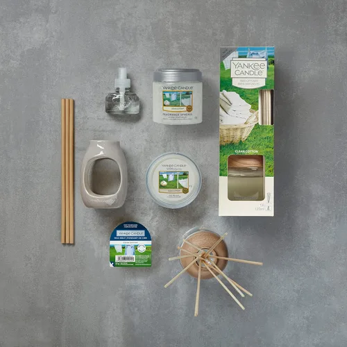 Vista 3 de Yankee Candle Scenterpiece Easy MeltCup, algodón limpio, para calentadores eléctricos